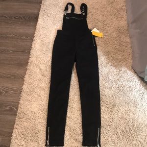 NWT Black Overalls
